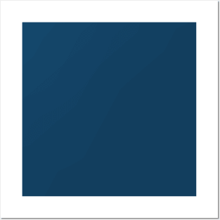 Atlantic Ocean Blue Solid Color Posters and Art